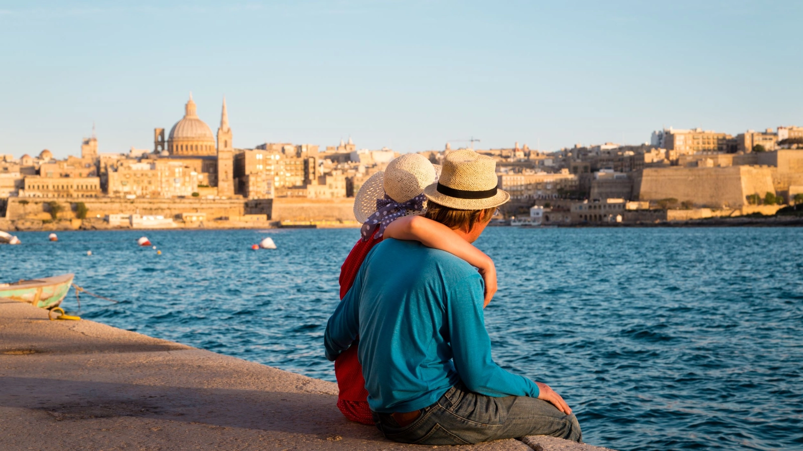 Couple travel in Malta, Europe